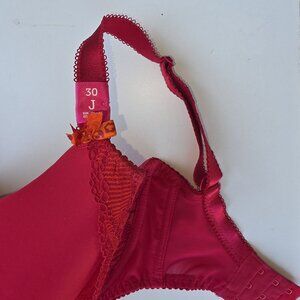 Curvy Kate Smoothie Molded Cup Prowl CK4601 Cranberry/Saffron Bra 30J